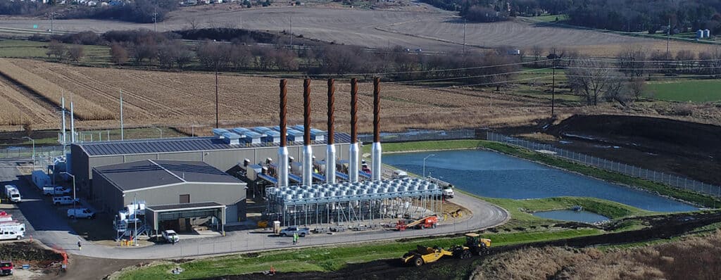 Rochester Public Utilities Westside Energy Station Aerial View