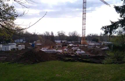 St. Olaf College construction site