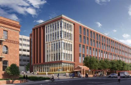 UCSF Research and Academic Building - Exterior View of Building on Campus from Street