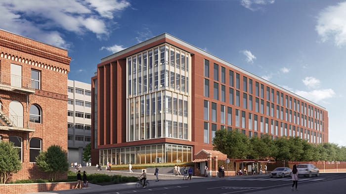 UCSF Research and Academic Building - Exterior View of Building on Campus from Street