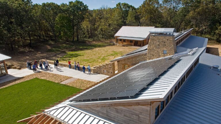 Aerial view of Aldo Leopold Legacy Center