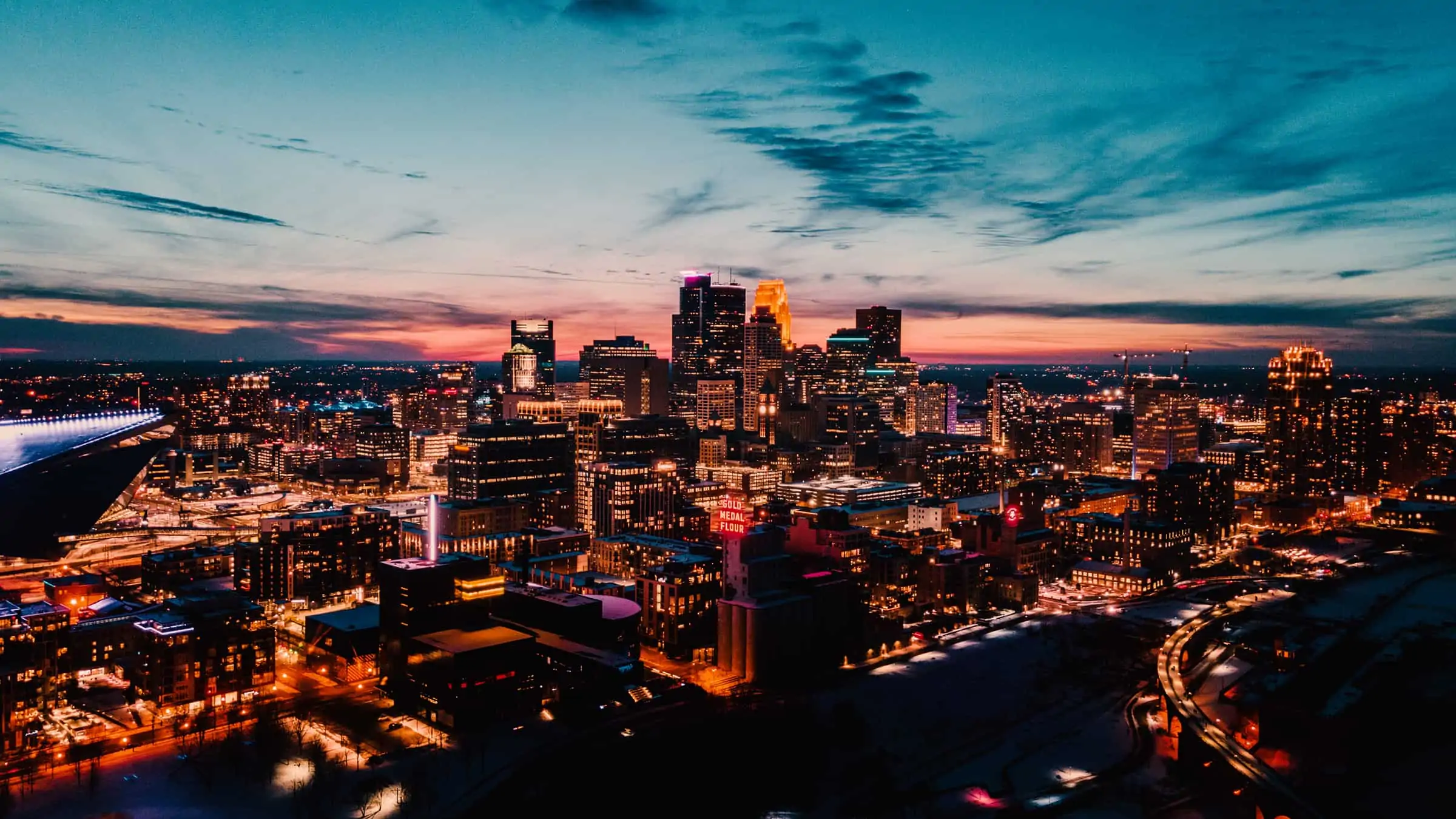 Minneapolis-St. Paul, MN Skyline