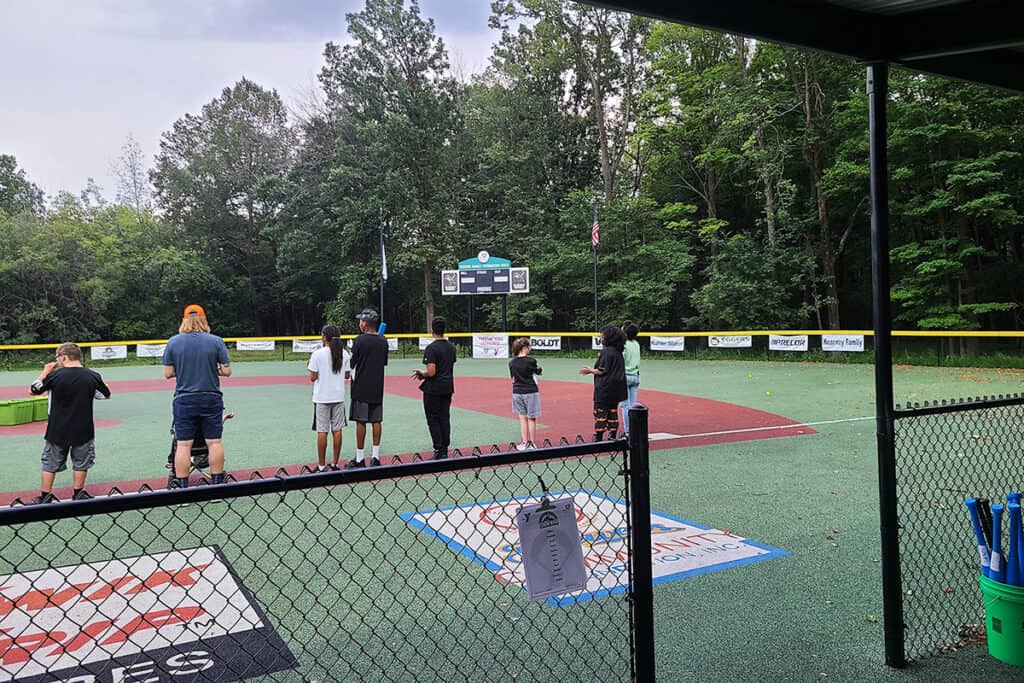 Boldt employees at a Miracle League event