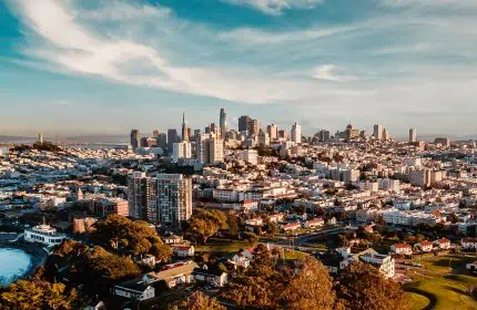 Aerial view of San Francisco