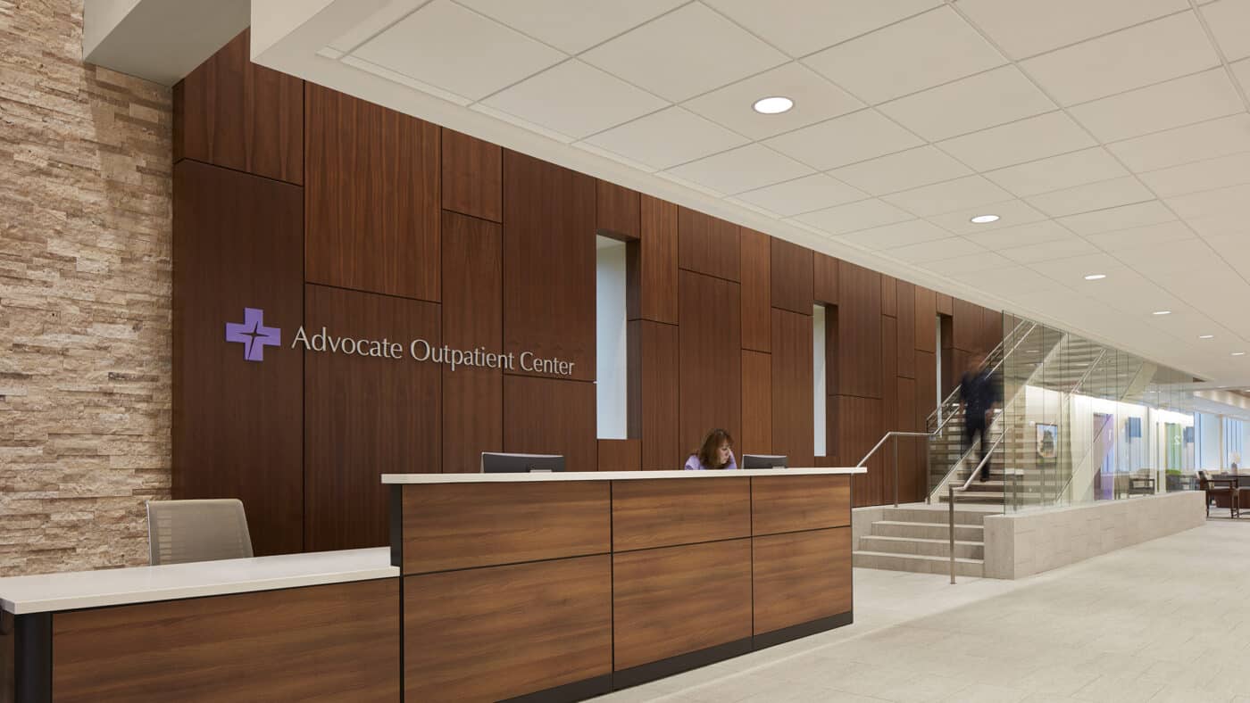 Advocate Medical Group - Outpatient Center Reception, Corridor and Stairwell