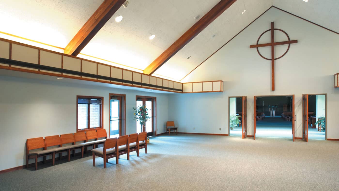 All Saints Lutheran Church Interior Gathering Space