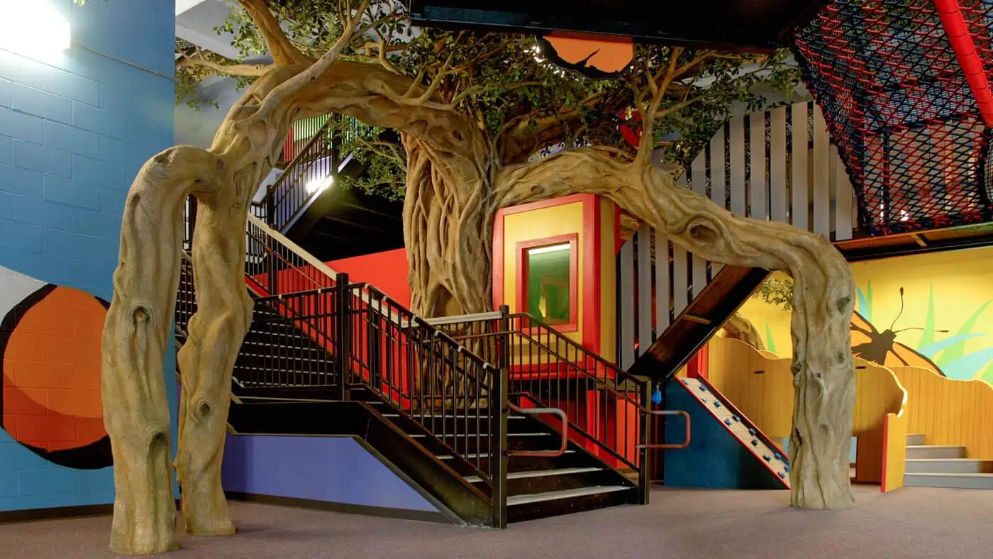 Appleton Building for Kids - Tree Over Stairwell
