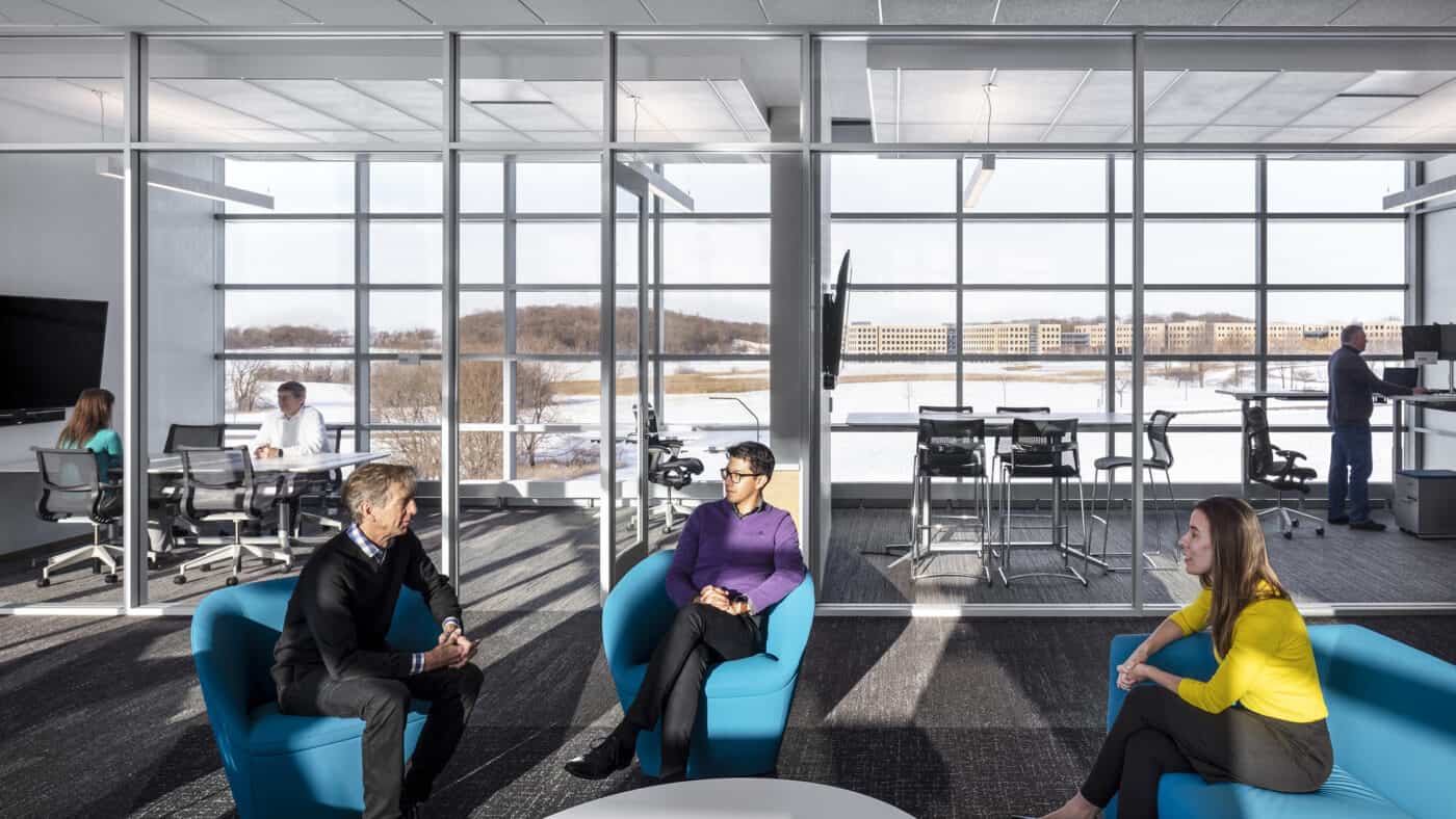 Ascendium Corporate Office Building - Seating Area and Conference Rooms