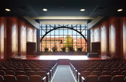 Aurora University - Perry Theatre - Hall with Seating and View