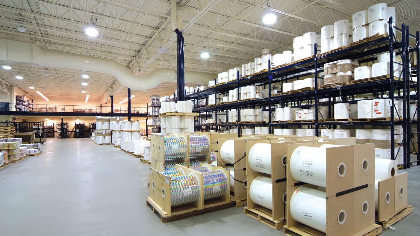 Belmark Office and Manufacturing Facility - Warehouse Racks