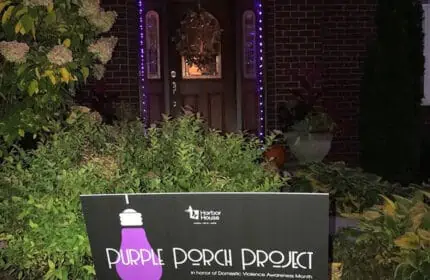 Boldt sponsors and supports the Purple Porch Project in honor of Domestic Violence Awareness Month