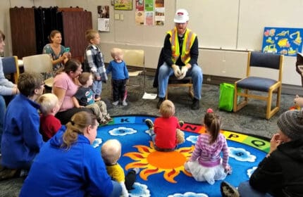 Boldt employees volunteer at Cloquet Public Library