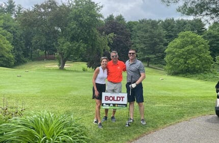 Boldt Detroit employees at Engineering Society of Detroit golf outing