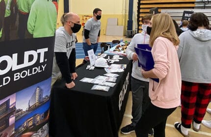 Boldt employees at Rochester Chamber of Commerce STEAM Summit