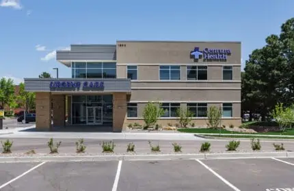 Centura Health - Broadmoor Neighborhood Health Center Building Exterior with Parking