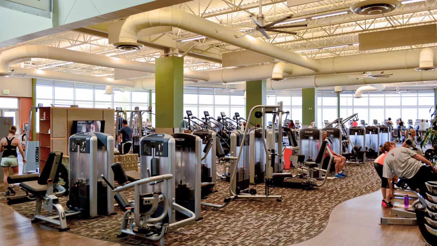 Centura Health - Tri-Lakes Health Pavilion - Interview View of Fitness Center