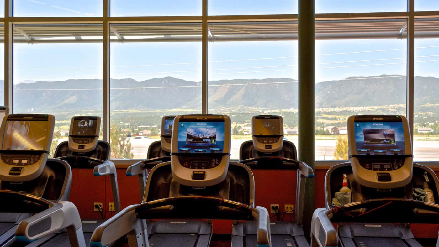 Centura Health - Tri-Lakes Health Pavilion - Fitness Center with a View