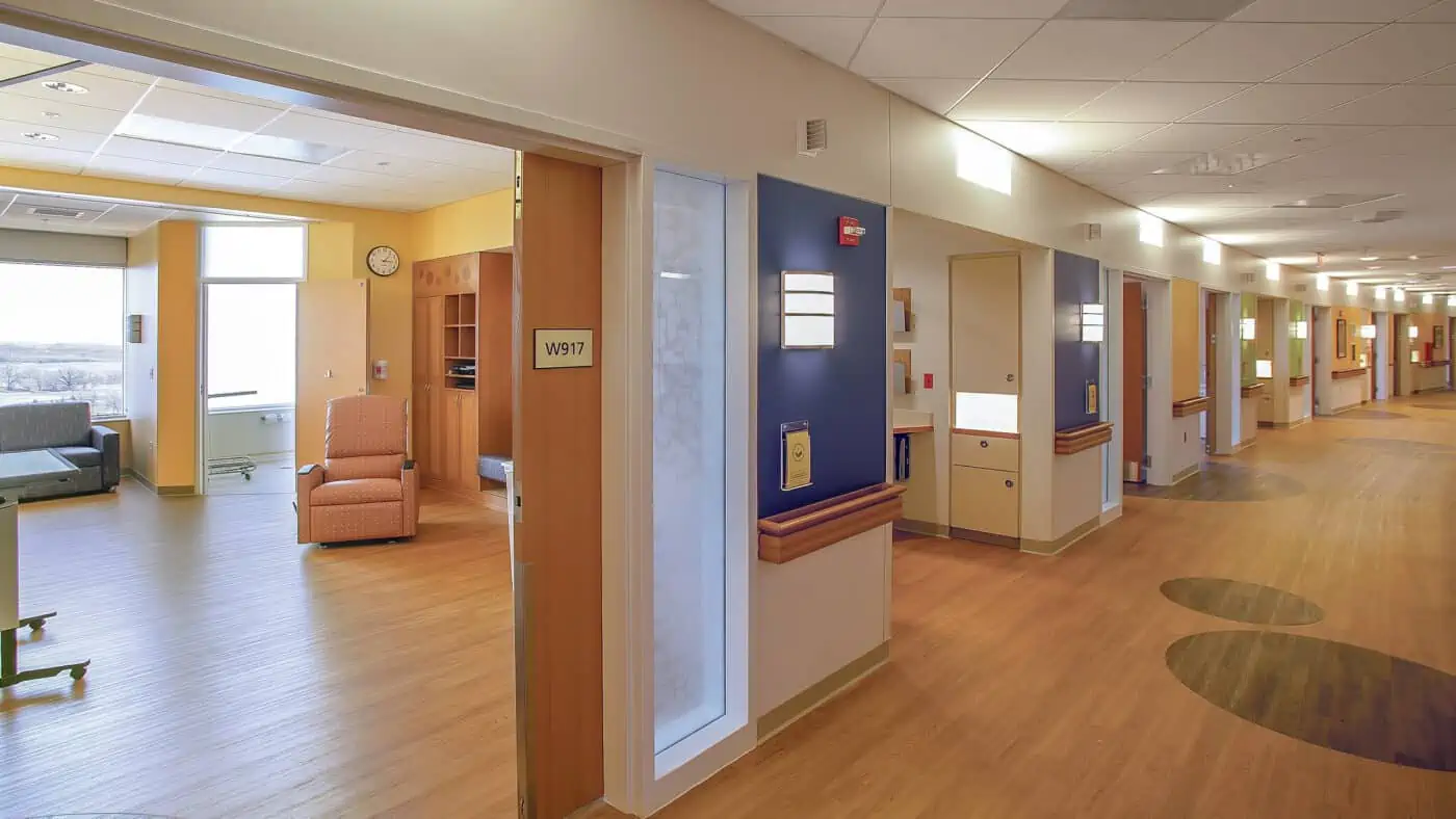 Children's Wisconsin - West Bed Tower Interior Patient Rooms