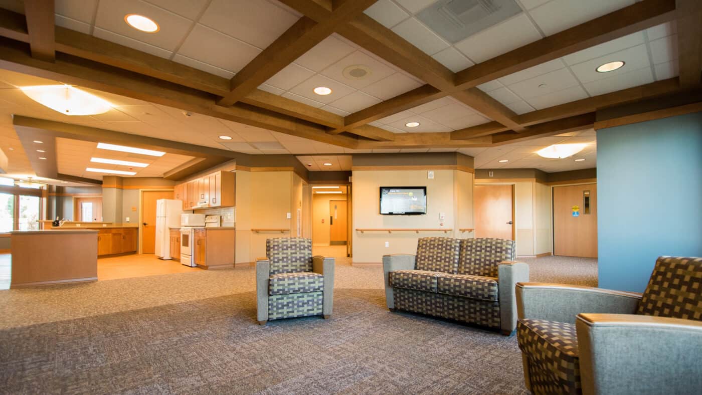 Clearview Long Term Care and Rehabilitation of Dodge County Soft Seating Area
