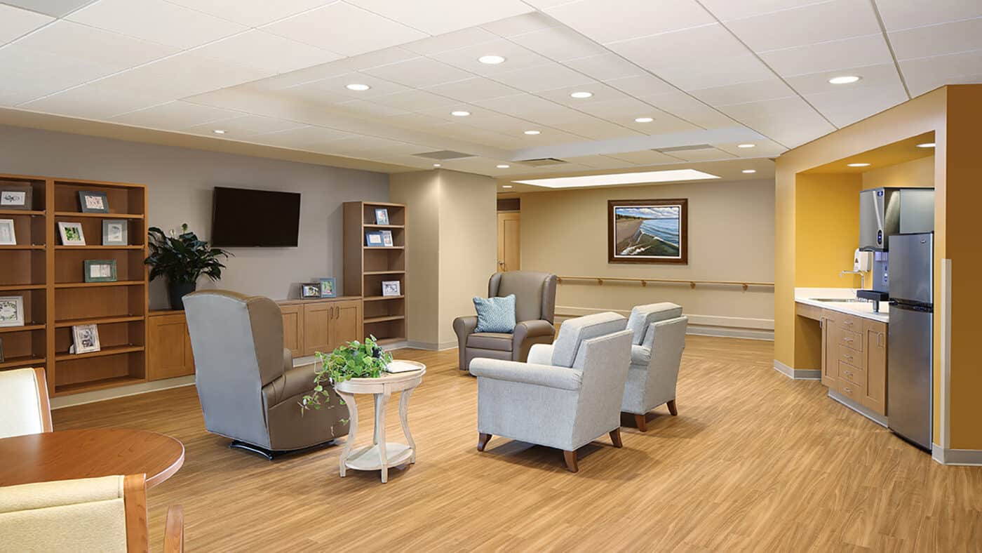 Door County Medical Center - Pete and Jelaine Horton Center Skilled Nursing Facility Interior Seating Area