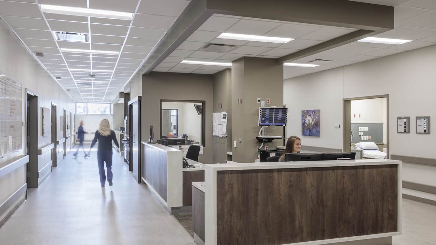 Fairfield Medical Center - River Valley Campus Interior Corridor and Desk
