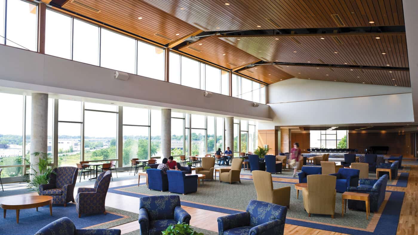 Lawrence University - Warch Campus Center - Building Interior with Seating Area