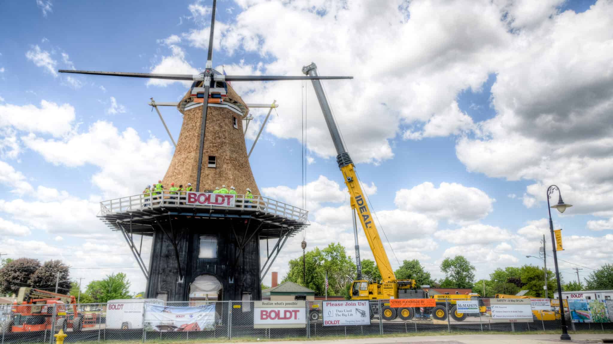 Little Chute Windmill Construction Builds on History Boldt