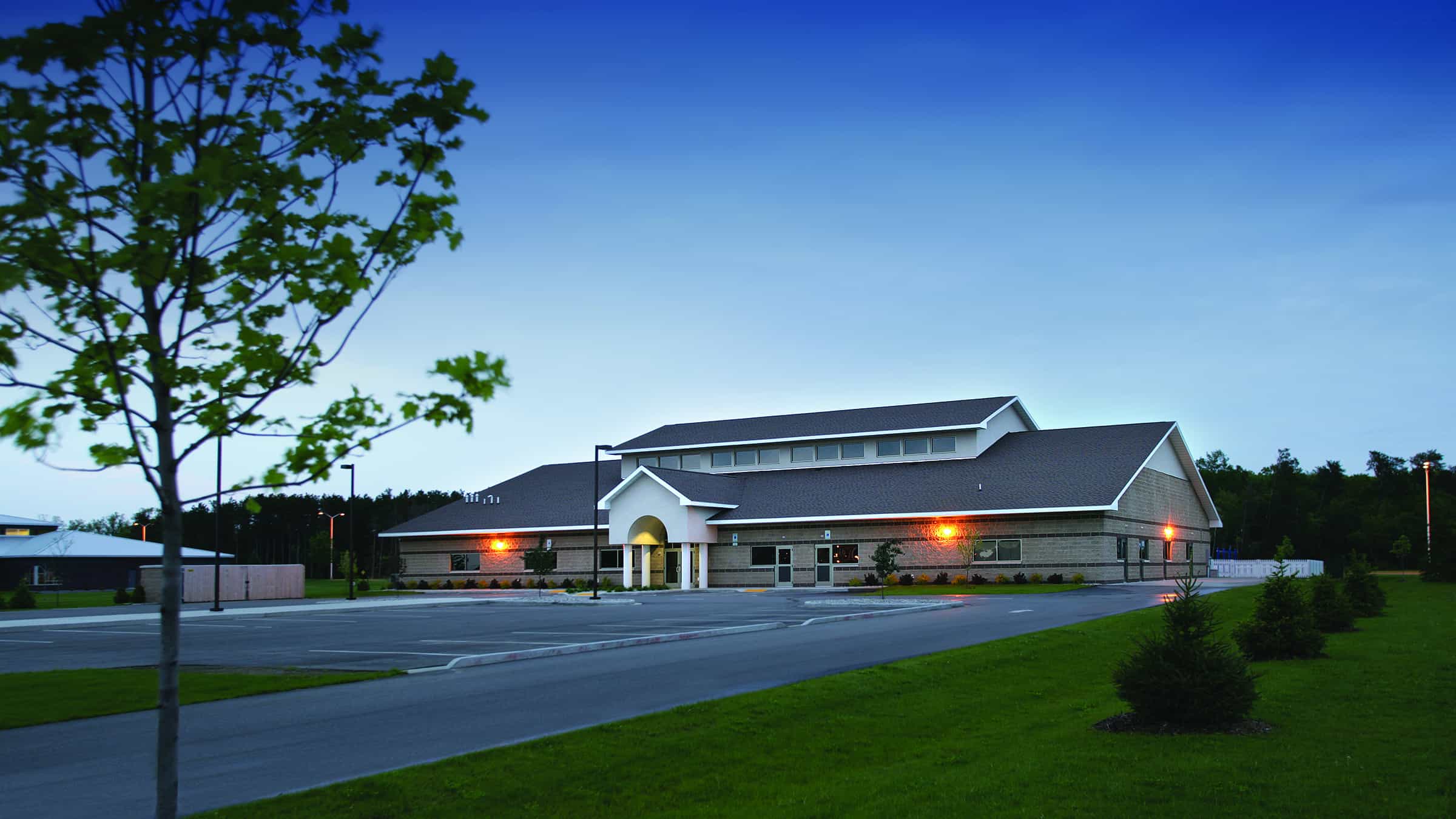 Little Scholars Day Care Building Exterior with Parking