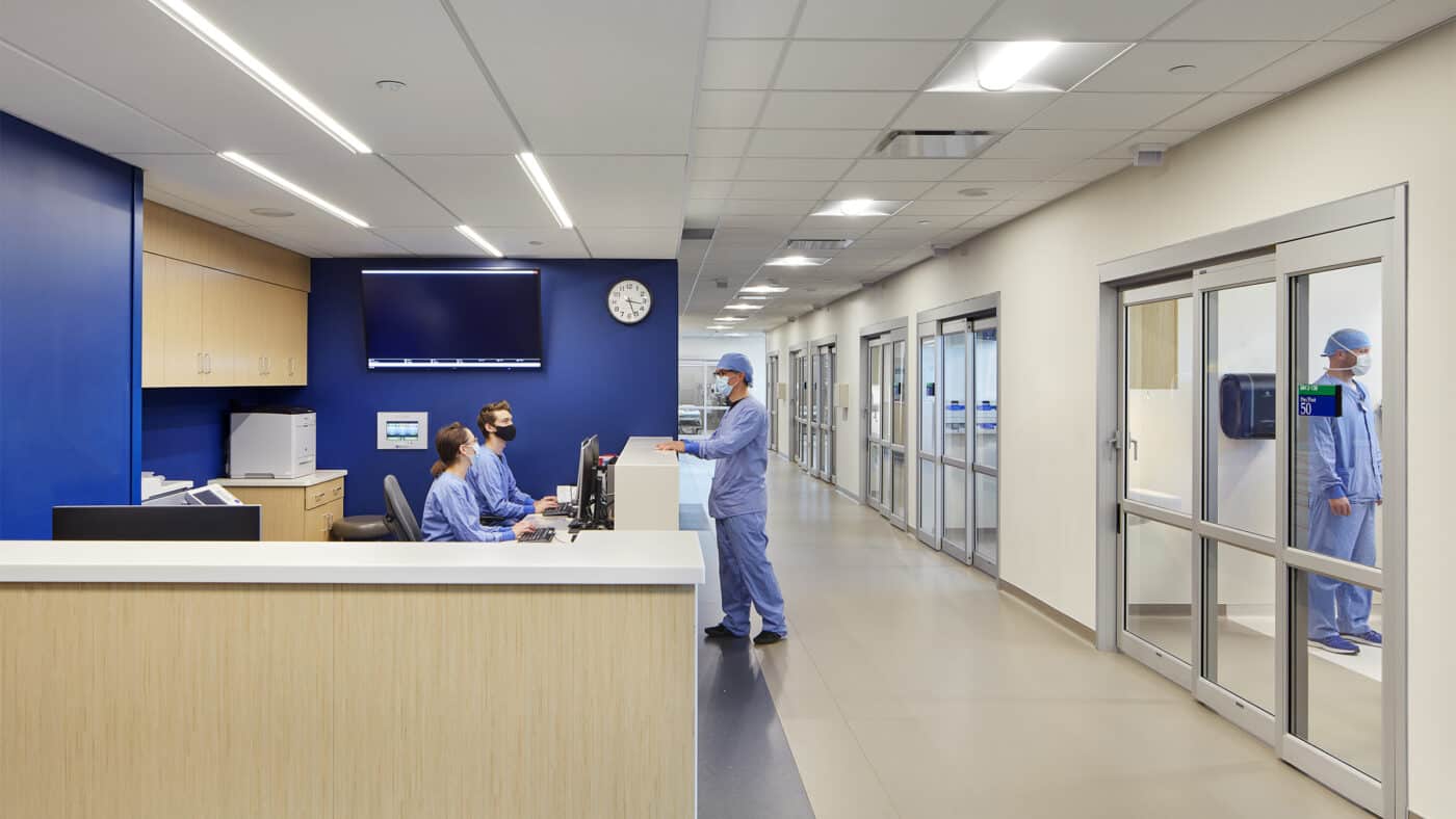 Mayo Clinic Health System - Mankato Hospital Corridor with Suites