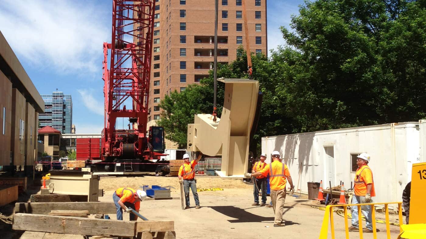 Mayo Clinic - Rochester Proton Beam Therapy Equipment Installation Lift by Crane