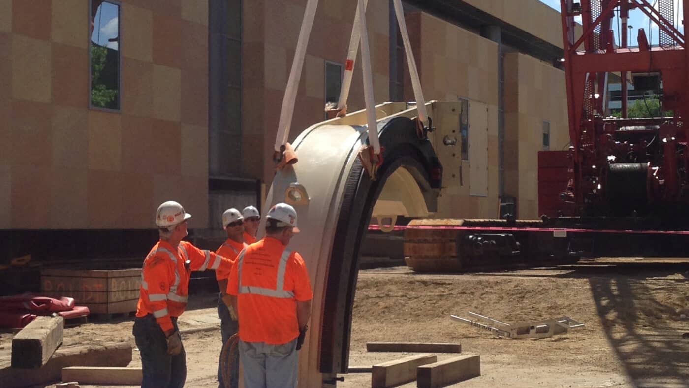Mayo Clinic - Rochester Proton Beam Therapy Equipment Installation - Exterior View