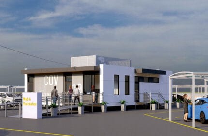 VaxMod Unit Exterior Rendering