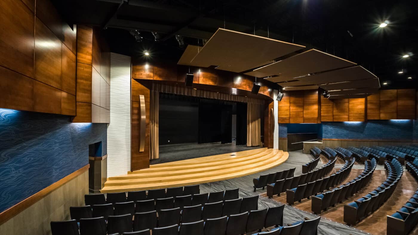 Moose Lake Community School Auditorium Construction Project with Seating
