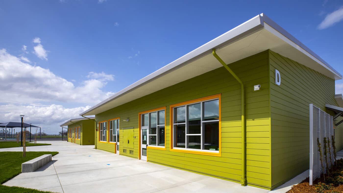 Natomas Unified School District - Paso Verde K-8 School Construction Project Classroom Exteriors