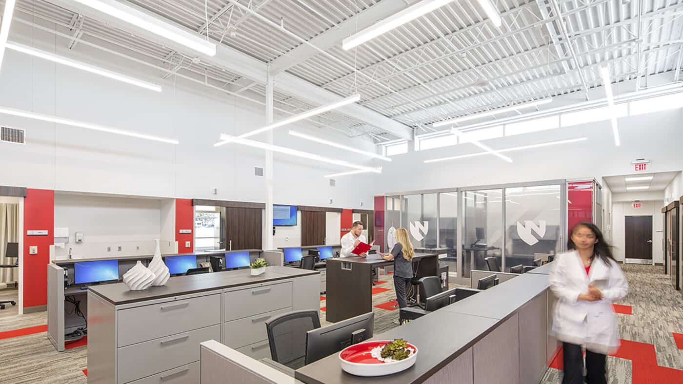 Nebraska Medicine - Primary Care Clinic Desks and Offices