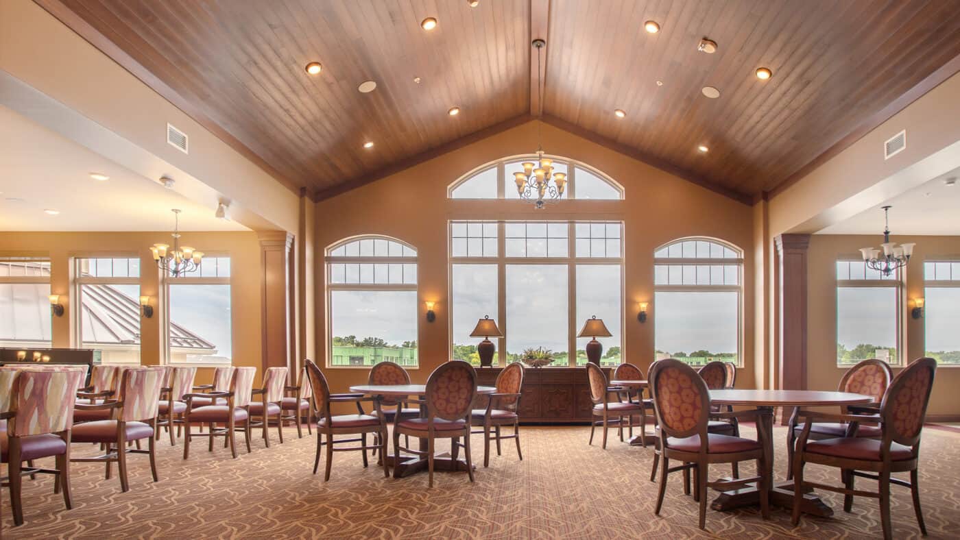 New Perspectives Senior Living Interior Gathering Space