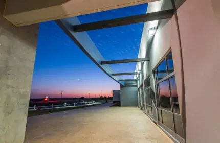 Piedmont Public Schools - Piedmont Intermediate Center Exterior at Dusk