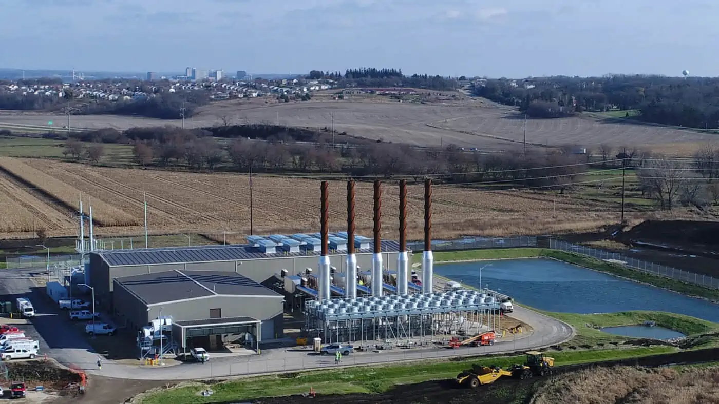 Rochester Public Utilities - Westside Energy Station Aerial View