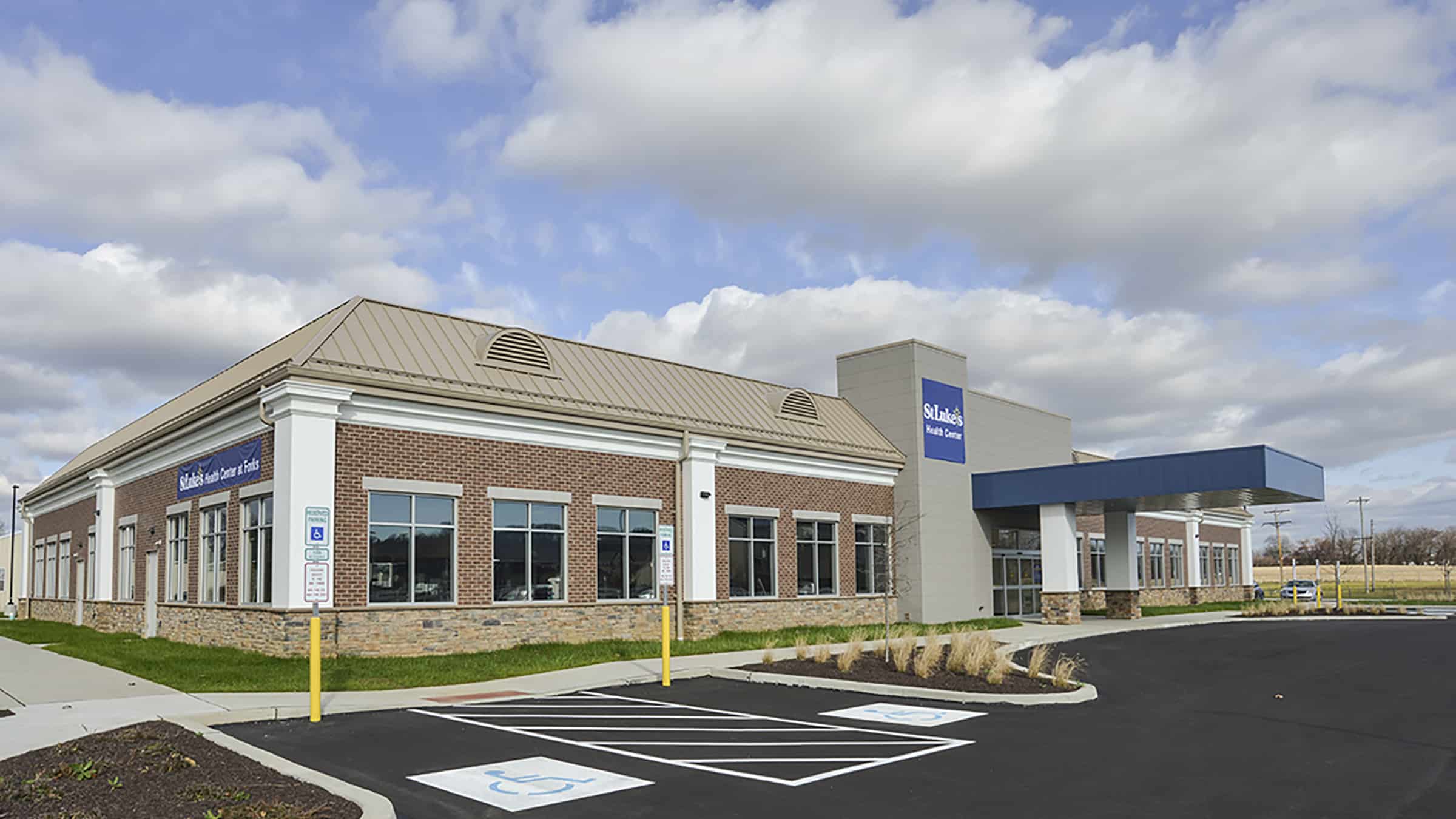 St. Luke's University Health Network - Building Exterior with Entrance