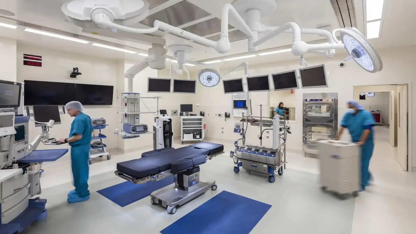 Sutter Health - CPMC Van Ness Campus Operating Suite with Medical Personnel Inside