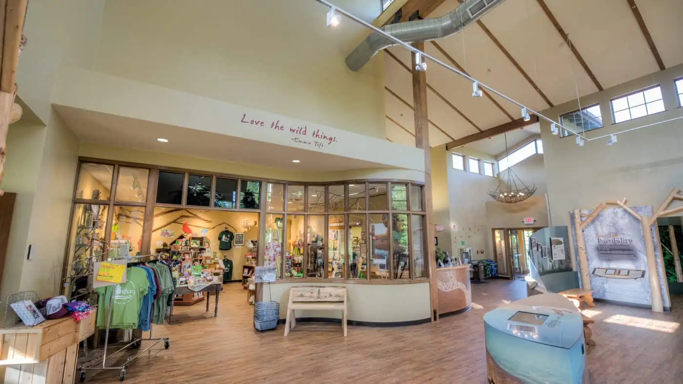 The Ridges Sanctuary - Center for Environmental Stewardship Store Entrance