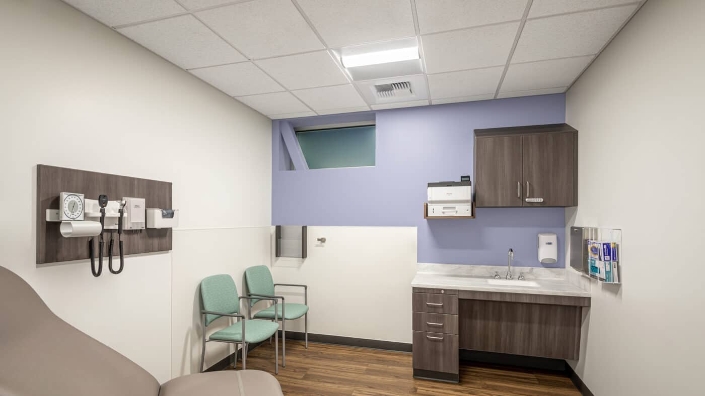 University of California - Davis - Health Clinic - Interior View of Exam Room