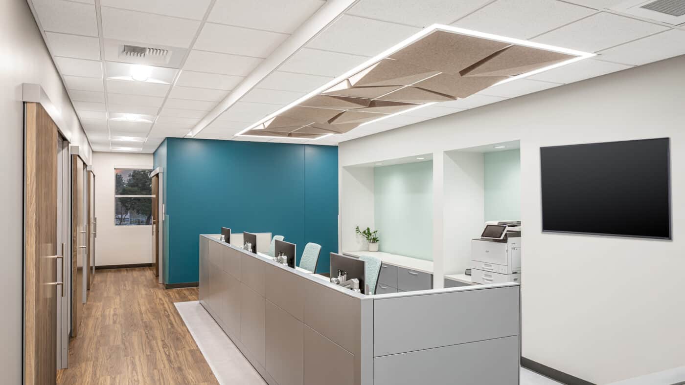 University of California - Davis - Health Clinic Staff Desk and Corridor