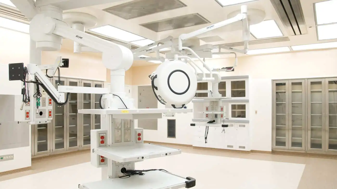 US Department of Veterans Affairs - Edward Hines Jr. VA Hospital Interior - Surgical Suite with Stryker Medical Equipment