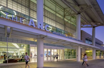 University of California - Davis - Activities and Recreation Center Exterior View of Entrance