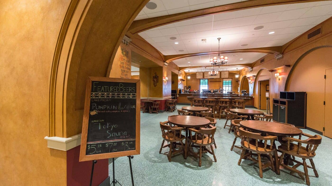 University of Wisconsin - Madison Memorial Union Interior of Building Pub and Seating Area