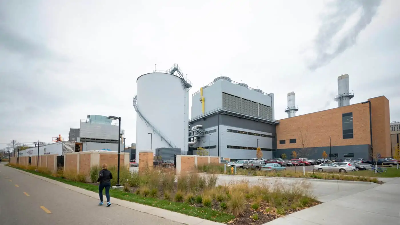 University of Wisconsin - Charter Street Heating Plant - Exterior View of Facility