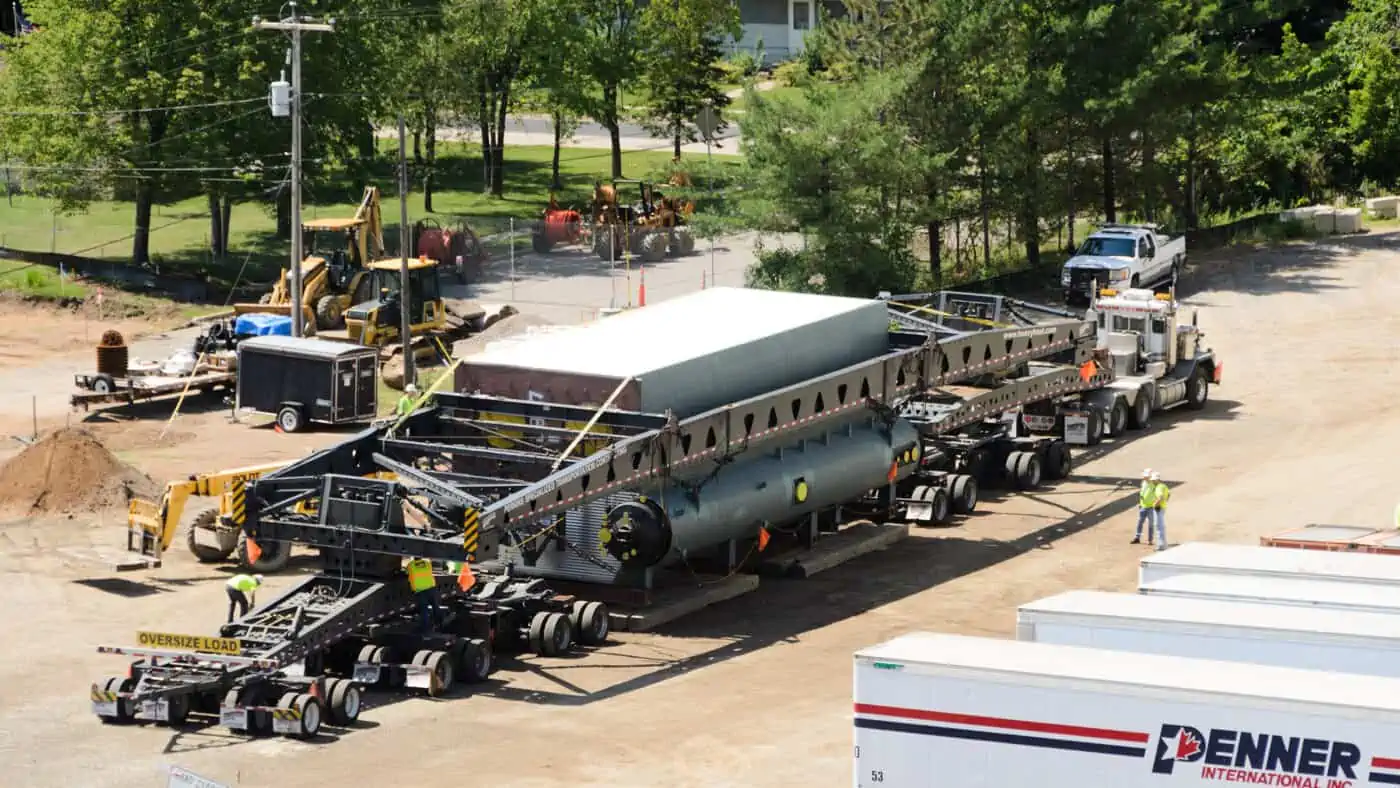 WE Energies - Biomass Fuel Cogeneration Facility - Equipment Arrival on Site for Installation