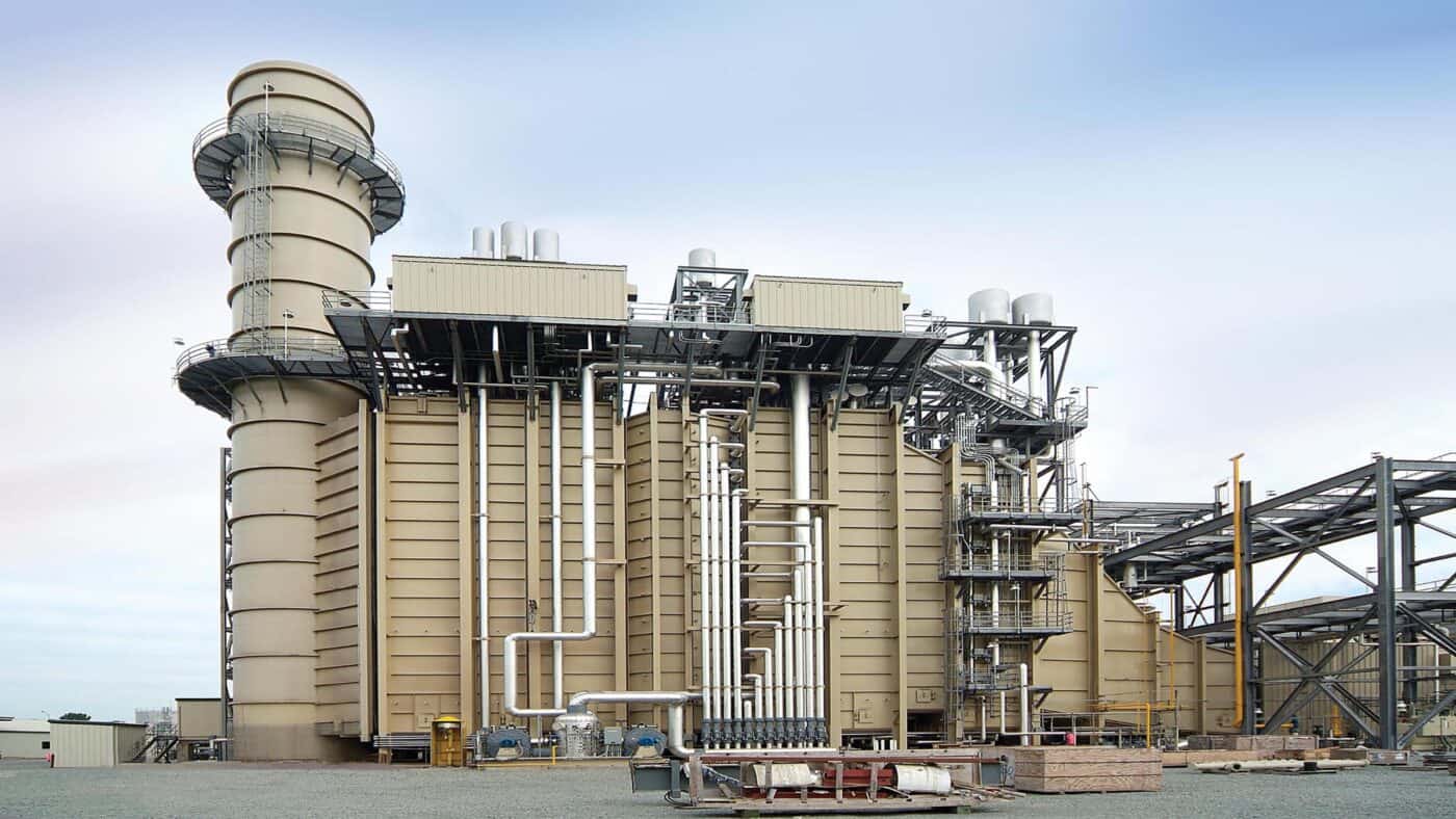 Wisconsin Public Service - Fox Energy Center Natural Gas-Fired Electrical Power Plant Exterior View