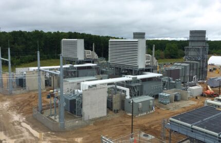 Woverine Power Cooperative - Alpine Power Plant Construction Site View from Above